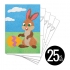 Peel 'N Stick Sand Art Board #28 - Bunny and the Egg Multi Set *SHIPPING INCLUDED via USPS within USA*